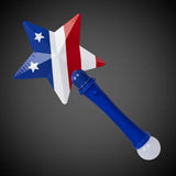 LED Light Up Flashing Star Prism Wand