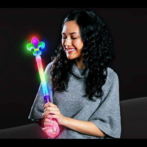 Copy of LED Light Up 12 inch Spinning Ball Wand - Glow-Paradise