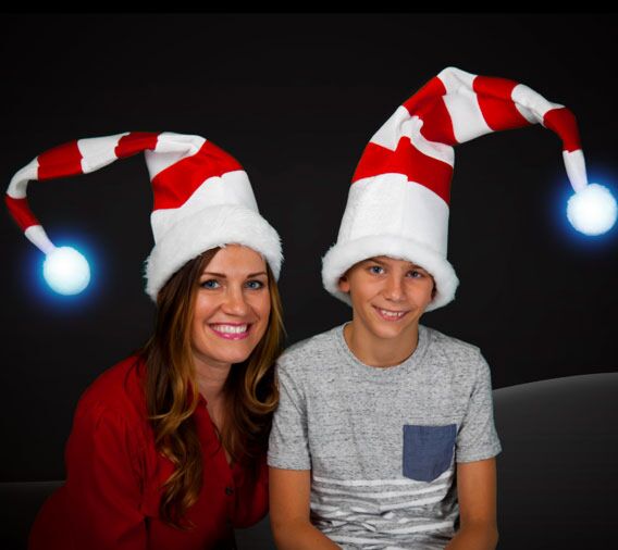 Light up Christmas Dr. Suess Hat - Glow-Paradise