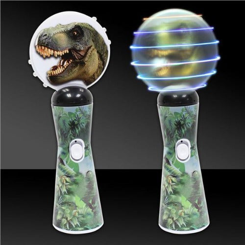 8 Inch LED T-Rex Coin Spinner Wand - Glow-Paradise