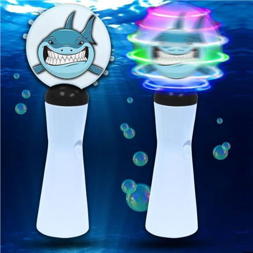 8 Inch LED Shark Coin Spinner Wand - Glow-Paradise