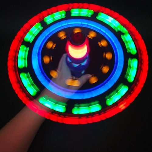 LED Light Up Galaxy Spinner Wand (Multi Color) - Glow-Paradise