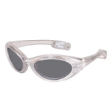 LED Flashing Light Up Sunglasses (White Color, 1 Per Pack) - Glow-Paradise