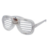 LED White Slotted Shades (White Color, 1 Per Pack) - Glow-Paradise