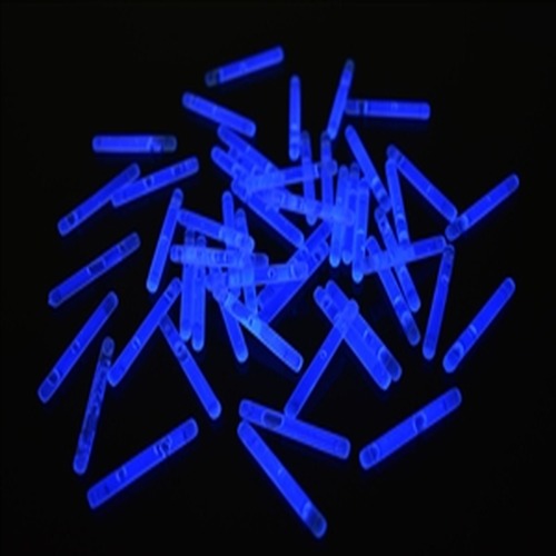 1.5 Inch Mini Glow Sticks (Blue Color, 50 Count Per Pack) - Glow-Paradise