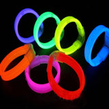 22 Inch Glow Stick Necklaces (Red Color, 25 Counts Per Pack) - Glow-Paradise