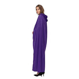 Spooktacular Creations Long Hooded Cloak Velvet Cloak Halloween Women Witch Cape Costume Accessory (Purple) - Glow-Paradise