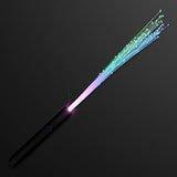 Multicolor Light Up Fiber Optic Wands (Set of 12) LED Sparklers for Weddings and Parties - Glow-Paradise