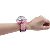 Disco Light, Star Projector Light, Party Ball Lights, Disco Watch for Kids, Mini LED Night Light with Color Changing (Pink) - Glow-Paradise