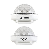 Disco Light, Star Projector Light, Party Ball Lights, Disco Watch for Kids, Mini LED Night Light with Color Changing (White) - Glow-Paradise