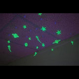 Glow in the Dark 3D Hanging Stars (17 Stickers Per Pack) - Glow-Paradise
