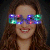 2022 Light Up New Year Party Sunglasses (1 Per Pack) - Glow-Paradise