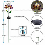 Solar Garden Lights - Garden Decorations Flower Solar Lights Spinners with Led Outdoor Waterproof for Lawn,Patio,Landscape,Garden Flowers Decorations - Glow-Paradise