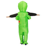 FENWOOH Alien Inflatable Costumes Fancy Costume Halloween Cosplay Fantasy Costume Adult/Kids (Alien-Kids) - Glow-Paradise