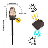 Garden Solar Light Outdoor Decor, Resin Hedgehog Solar LED Light for Outdoor, Animal Waterproof Light for Flower Fence Lawn Passage Walkway Courtyard Party Decoration, Hedgehog - Glow-Paradise
