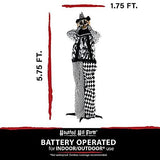 Haunted Hill Farm HHCLOWN-2FLSA Life-Size Animatronic Clown, Indoor/Outdoor Halloween Decoration, Multi,HHCLOWN-16FS - Glow-Paradise