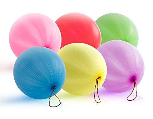 Neon Punch Balloons - (Assorted Colors, 30 Count) - Glow-Paradise