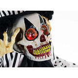 Haunted Hill Farm HHCLOWN-2FLSA Life-Size Animatronic Clown, Indoor/Outdoor Halloween Decoration, Multi,HHCLOWN-16FS - Glow-Paradise