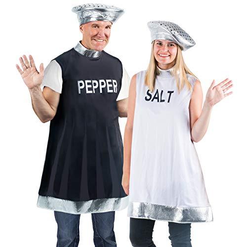 Tigerdoe Couples Costumes Halloween - Salt and Pepper Costume - Funny Costumes - Halloween Costume - Food Costumes - Glow-Paradise