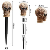 Halloween Decorations Outdoor Lighted Skeleton Skull Halloween, Waterproof & Battery Operated Halloween Garden Yard Pathway for Indoor Outdoor Halloween Décor - Glow-Paradise