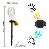 Garden Solar Light Outdoor Decor, Resin Angel Solar LED Light for Outdoor, Waterproof Light for Flower Fence Lawn Passage Walkway Courtyard Party Decoration, Angel - Glow-Paradise