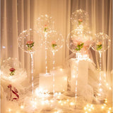 10 PACKS LED Bobo Balloons,Transparent LED Light Up Balloons,Helium Style Glow Bubble Balloons with String Lights for Party Birthday Wedding Festival Decorations (White) - Glow-Paradise