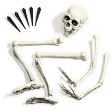 Skeleton Stakes for Outdoor Yard Halloween Decorations - Life-Sized Groundbreaker Skeleton in Front Lawn Garden - Glow-Paradise