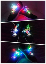 LIHAI Led Light Up Shoelaces with Multicolor Flashing Shoe laces for Night Party - Glow-Paradise