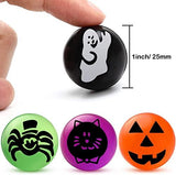 Sizonjoy Pack of 72 Assorted Bouncy Balls for Halloween Party Favors,Halloween Bouncing Toys-Perfect Trick or Treat Bags for Kids Party Favors - Glow-Paradise