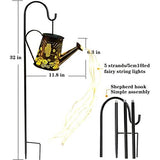 Ostritec Solar Outdoor Watering Can Lights, Waterproof Hanging Solar Lantern, Garden Lights Decoration with Light String, Suitable for Patio Yard Table Path Party RV - Glow-Paradise