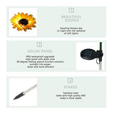 Sunflower Solar Lights, Blueguan 8 Pack Solar Flowers with 80 LED Per Solar Sunflower Lights Set – Durable, Rechargeable LED Solar Flowers Lights Outdoor Garden Waterproof for Patio Lawn Yard Pathway - Glow-Paradise