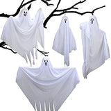 TOY Life 4 Pcs Hanging Ghosts Halloween Decorations - 25.5” Posable Halloween Ghost Decorations Outdoor Indoor - Flying Ghost Halloween - Hanging Ghost for Trees Yard - Hanging Halloween Decorations - Glow-Paradise