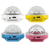 Disco Light, Star Projector Light, Party Ball Lights, Disco Watch for Kids, Mini LED Night Light with Color Changing, Pack of 4 (Pink, Blue, Yello, White) - Glow-Paradise