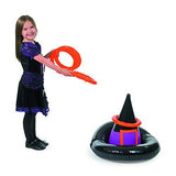 INFLATABLE WITCHES HAT RING TOSS GAME - Halloween Game - 5 Pieces - Glow-Paradise