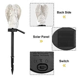 Garden Solar Light Outdoor Decor, Resin Angel Solar LED Light for Outdoor, Waterproof Light for Flower Fence Lawn Passage Walkway Courtyard Party Decoration, Angel - Glow-Paradise