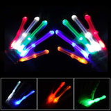 2 Pack Halloween Purge Masks Led Light Up Masks and Gloves Set for Halloween, Festival Cosplay (Style B) - Glow-Paradise