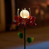 Ourdoor Solar Garden Lights Solar Metal Flower Decorative Lights Solar Spinner Decorative Garden Stakes Waterproof for Patio,Yard,Lawn,Garden Decorations - Glow-Paradise