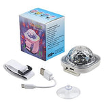 Disco Light, Star Projector Light, Party Ball Lights, Disco Watch for Kids, Mini LED Night Light with Color Changing (White) - Glow-Paradise