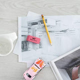 Pink Pencil Erasers, Large, Pack of 12 - Glow-Paradise