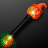 FlashingBlinkyLights Halloween Witchy Pumpkin Light Up LED Wand with Sound Effects - Glow-Paradise
