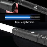 LOYALSE Adults Kid Metal Hilt Light Sabers 7 Colors Changeable Electronic Light Sabers Black - Glow-Paradise