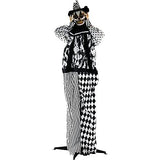 Haunted Hill Farm HHCLOWN-2FLSA Life-Size Animatronic Clown, Indoor/Outdoor Halloween Decoration, Multi,HHCLOWN-16FS - Glow-Paradise