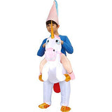 FENWOOH Alien Inflatable Costumes Fancy Costume Halloween Cosplay Fantasy Costume Adult/Kids (Unicorn-Kids) - Glow-Paradise