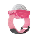 Disco Light, Star Projector Light, Party Ball Lights, Disco Watch for Kids, Mini LED Night Light with Color Changing (Pink) - Glow-Paradise