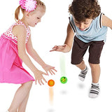 40 Glow in The Dark Bouncing Balls,8 Halloween Theme Designs, Halloween Party Favor Supplies, Trick or Treating Goodie Bag Filler, School Classroom Game Rewards, Halloween Miniatures (with Pouch Bag) - Glow-Paradise