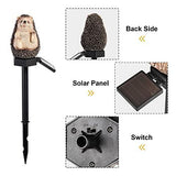 Garden Solar Light Outdoor Decor, Resin Hedgehog Solar LED Light for Outdoor, Animal Waterproof Light for Flower Fence Lawn Passage Walkway Courtyard Party Decoration, Hedgehog - Glow-Paradise