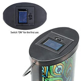 Hanging Solar Lantern Outdoor Waterproof LED Solar Lights Peacock Decorative Solar Lanterns Tabletop Lamp for Outdoor Patio Garden Yard Decor - Glow-Paradise