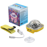 Disco Light, Star Projector Light, Party Ball Lights, Disco Watch for Kids, Mini LED Night Light with Color Changing, Pack of 4 (Pink, Blue, Yello, White) - Glow-Paradise