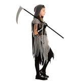 Grim Reaper Girl Costume Glow in the dark for Halloween (Small (5-7 yr)) - Glow-Paradise