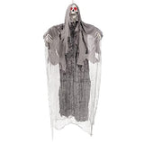 JOYIN Halloween 67" Hanging Light-Up Grim Reaper Outdoor Decoration, Halloween Skeleton Grim Reaper for Haunted House Prop Décor - Glow-Paradise